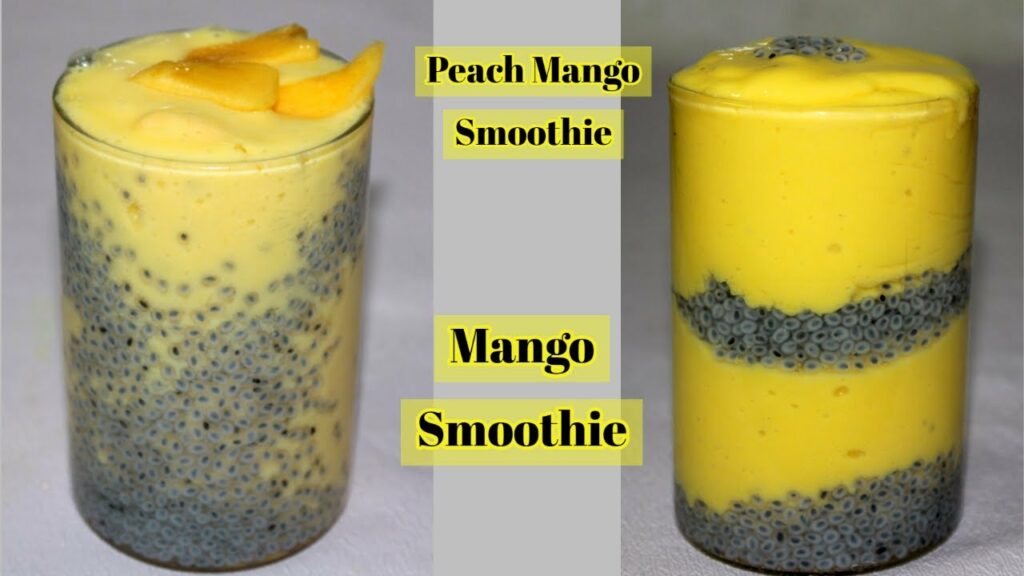 Mango & Peach Smoothies|Smoothies for Weight Loss|Healthy Breakfast