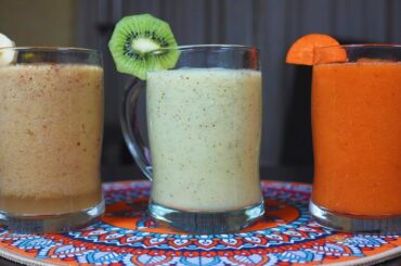 Three Easy & Healthy Smoothie Recipes for Weight loss and dieting