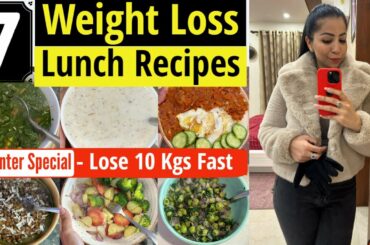 7 Lunch Recipes For Weight Loss In Winter | Easy & Healthy Lunch Recipes In Hindi | Fat to Fab