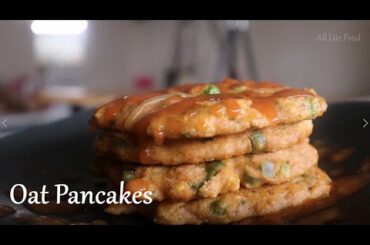 Steamy Oat Pancakes, made with healthy vegetables and spices | Breakfast