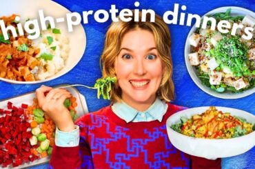 4 Healthy Vegan High-Protein Dinner Recipes I Eat on the Regular (What I Eat in a Week)