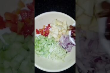 Quickest and healthy salad #shorts #short #shortvideo #food #recipe